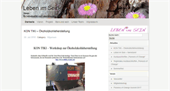 Desktop Screenshot of lebenimsein.at